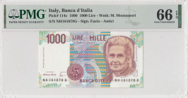 Italy, 1.000 Lire, 1990, UNC, p114c
PMG 66 EPQ
Estimate: USD 25 - 50