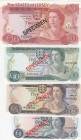 Jersey, 1-5-10-20 Pounds, 1978, UNC, p11-p14CS1, SPECIMEN
Collector Series, (Total 4 banknotes)
Estimate: USD 150 - 300