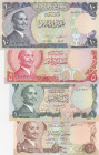 Jordan, 1/2-1-5-10-20-20 Dinars, 1975/1987, UNC, (Total 4 banknotes)
Central Bank of Jordan
Estimate: USD 60 - 120