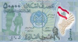 Lebanon, 50.000 Livres, 2015, UNC, p98
Commemorative banknote, polymer
Estimate: USD 30 - 60