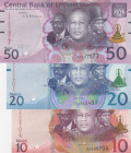 Lesotho, 10-20-50 Lesotho, 2021, UNC, p21-p23, (Total 3 banknotes)
Estimate: USD 20 - 40