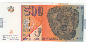 Macedonia, 500 Denari, 1996, UNC, p17
Estimate: USD 20 - 40