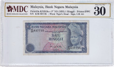 Malaysia, 1 Ringgit, 1976, VF, p13a
MDC 30
Estimate: USD 20 - 40