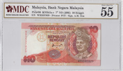 Malaysia, 10 Ringgit, 1995, AUNC, p36
MDC 55 
Estimate: USD 20 - 40
