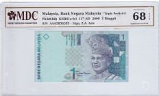 Malaysia, 1 Ringgit, 2000, UNC, p36b
MDC 68 GPQ
Estimate: USD 20 - 40