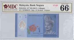 Malaysia, 1 Ringgit, 2017, UNC, p51b
MDC 66 GPQ
Estimate: USD 20 - 40