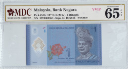 Malaysia, 1 Ringgit, 2017, UNC, p51b
MDC 65 GPQ
Estimate: USD 20 - 40