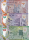 Mauritania, 20-50-100 Ouguiya, 2017/2020, UNC, pA22; p22; p23, (Total 3 banknotes)
Polymer, Banque Centrale de Mauritanie
Estimate: USD 20 - 40