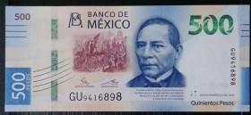 Mexico, 500 Pesos, 2019, UNC, p132
Banco De Mexico
Estimate: USD 30 - 60