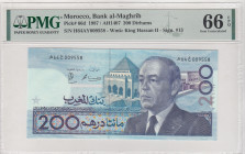 Morocco, 200 Dirhams, 1987, UNC, p66d
PMG 66 EPQ, Bank al-Magrib
Estimate: USD 60 - 120