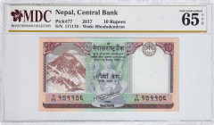 Nepal, 10 Rupees, 2017, UNC, p77
MDC 65 GPQ
Estimate: USD 20 - 40