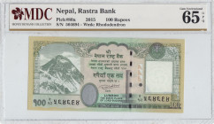 Nepal, 100 Rupees, 2015, UNC, p80a
MDC 65 GPQ, Rastra Bank
Estimate: USD 20 - 40