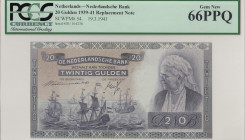 Netherlands, 20 Gulden, 1941, UNC, p54
PCGS 66 PPQ
Estimate: USD 350 - 700