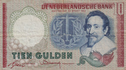 Netherlands, 10 Gulden, 1953, VF, p85
Stained
Estimate: USD 20 - 40