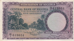 Nigeria, 5 Shillings, 1958, VF(+), p2a
Stained
Estimate: USD 30 - 60