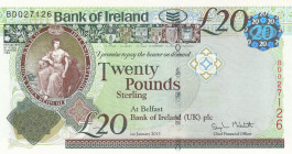 Northern Ireland, 20 Pounds, 2013, UNC, p88a
Estimate: USD 50 - 100