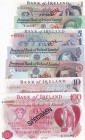 Northern Ireland, 1-5-10-100 Pounds, 1978, UNC, SPECIMEN
(Total 7 banknotes), Collector Series, COA (Certificate of Authenticity) 003387
Estimate: U...