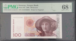 Norway, 100 Kroner, 2006, UNC, p49c
PMG 68 EPQ, High Condition , Norges Bank
Estimate: USD 40 - 80