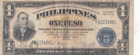 Philippines, 1 Peso, 1949, VF, p117
Stained
Estimate: USD 20 - 40