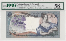 Portugal, 1.000 Escudos, 1967, AUNC, p172a
PMG 58
Estimate: USD 30 - 60