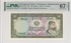 Portuguese Guinea, 50 Escudos, 1971, UNC, p44a
PMG 67 EPQ, High condition , Portuguese Administration
Estimate: USD 30 - 60