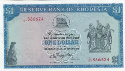 Rhodesia, 1 Dollar, 1978, UNC, p34c
Reserve Bank of Rhodesia
Estimate: USD 40 - 80
