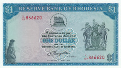 Rhodesia, 1 Dollar, 1978, UNC, p34c
Reserve Bank of Rhodesia
Estimate: USD 40 - 80