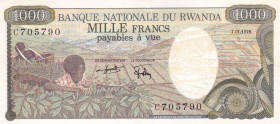Rwanda, 1.000 Francs, 1978, UNC, p14a
Estimate: USD 50 - 100