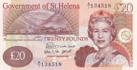 Saint Helena, 20 Pounds, 2004, UNC, p13as
Queen Elizabeth II. Potrait
Estimate: USD 50 - 100