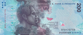 Saint Thomas & Prince, 200 Dobras, 2020, UNC, p81
Estimate: USD 30 - 60