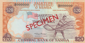 Samoa, 20 Tala, 2002/2005, UNC, p35as, SPECIMEN
Estimate: USD 25 - 50