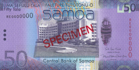 Samoa, 50 Tala, 2017, UNC, p41cs, SPECIMEN
Estimate: USD 30 - 60