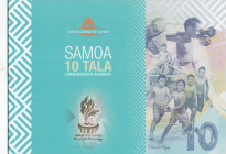 Samoa, 10 Tala, 2019, UNC, p45, FOLDER
Commemorative banknote, polymer
Estimate: USD 20 - 40