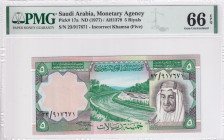 Saudi Arabia, 5 Riyals, 1977, UNC, p17a
PMG 66 EPQ
Estimate: USD 180 - 360