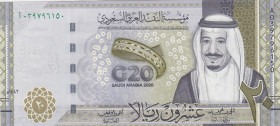 Saudi Arabia, 20 Riyals, 2020, UNC, p44
Commemorative banknote
Estimate: USD 20 - 40