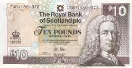 Scotland, 10 Pounds, 2012, UNC, p368
Commemorative banknote
Estimate: USD 50 - 100
