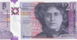 Scotland, 20 Pounds, 2019, UNC, p372
Royal Bank of Scotland, Polymer
Estimate: USD 30 - 60