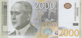 Serbia, 2.000 Dinara, 2012, AUNC(+), p61b
Estimate: USD 30 - 60