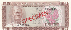 Sierra Leone, 50 Cents, 1979, UNC(-), pCS1, SPECIMEN
Collector Series
Estimate: USD 20 - 40