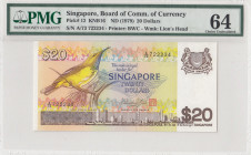 Singapore, 20 Dollars, 1979, UNC, p12
PMG 64
Estimate: USD 40 - 80