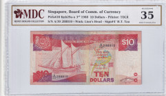 Singapore, 10 Dollars, 1988, XF, p20
MDC 35
Estimate: USD 20 - 40
