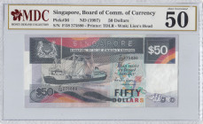 Singapore, 50 Dollars, 1997, AUNC, p36
MDC 50
Estimate: USD 20 - 40