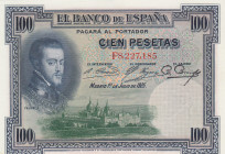 Spain, 100 Pesetas, 1925, UNC, p69
Estimate: USD 15 - 30
