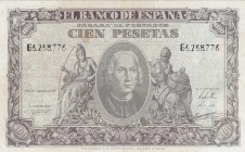 Spain, 100 Pesetas, 1940, VF, p118a
El Banco De Espana
Estimate: USD 20 - 40