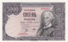 Spain, 5.000 Pesetas, 1976, UNC, p155
Banco De Espana
Estimate: USD 100 - 200