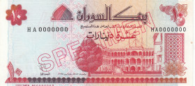 Sudan, 10 Dinars, 1993, UNC, p52a, SPECIMEN
Light stained, There's a deck of losers.
Estimate: USD 20 - 40