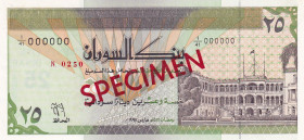 Sudan, 25 Piastres, 1992, UNC, p53s, SPECIMEN
Estimate: USD 20 - 40