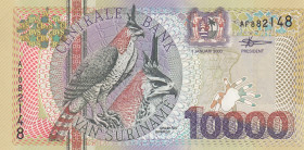 Suriname, 10.000 Gulden, 2000, UNC, p153
Centrale Bank van Suriname
Estimate: USD 150 - 300