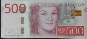 Sweden, 500 Kronor, 2016, UNC, p73
Sveriges Riksbank
Estimate: USD 100 - 200