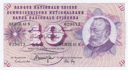 Switzerland, 10 Franken, 1969, UNC, p45o
Estimate: USD 25 - 50